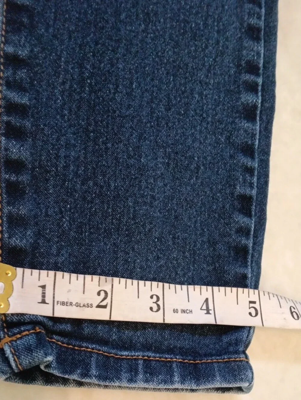 Michael Kors Women's Dark Wash Skinny Jeans with Gold Zipper Accents